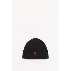 AMI NOIR ROUGE AMI DE COEUR BEANIE